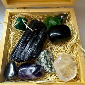 Crystals with box